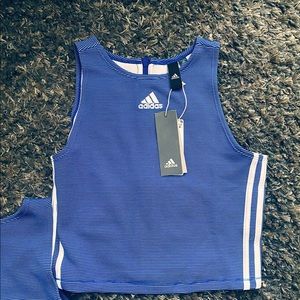 Adidas Tank Top w/Zipper closure